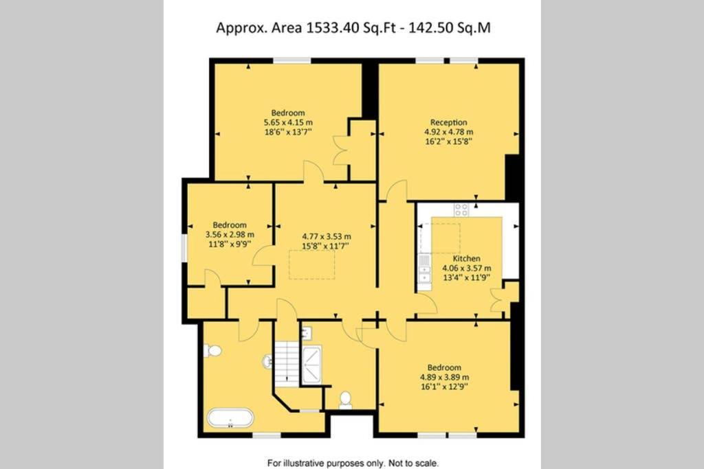 Apartment Clifton Spacious 3 Bed & Parking - Simplycheckin *